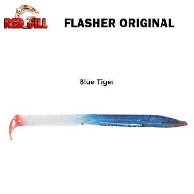 Red Gill Original Flasher | Blue Tiger