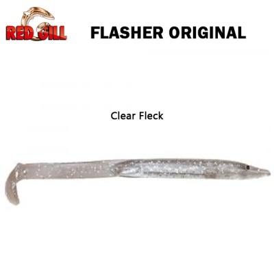 Red Gill Original Flasher | Clear Fleck