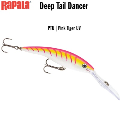 Rapala Deep Tail Dancer PTU | Pink Tiger UV