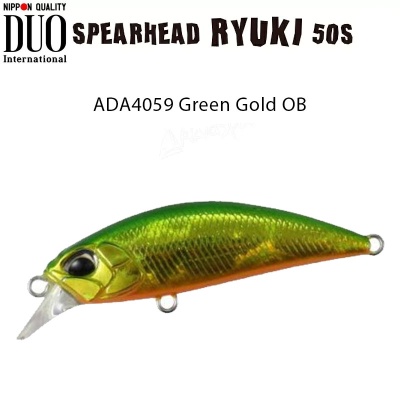 DUO Spearhead Ryuki | ADA4059 Green Gold OB