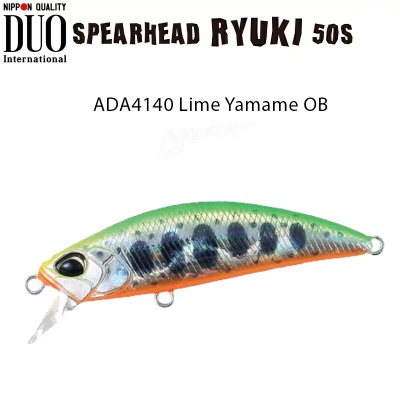 DUO Spearhead Ryuki | ADA4140 Lime Yamame OB
