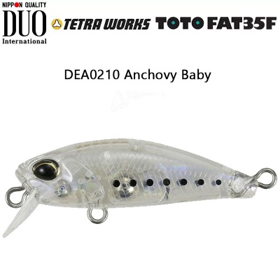 DUO Tetra Works Toto Fat 35F | DEA0210 Anchovy Baby