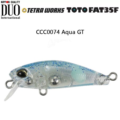 DUO Tetra Works Toto Fat 35F | CCC0074 Aqua GT