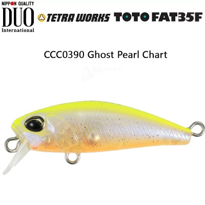 DUO Tetra Works Toto Fat 35F | CCC0390 Ghost Pearl Chart