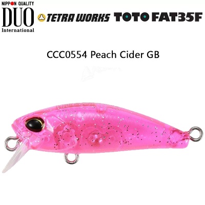DUO Tetra Works Toto Fat 35F | CCC0554 Peach Cider GB