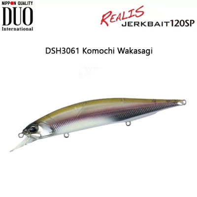 DUO Realis Jerkbait  | DSH3061 Komochi Wakasagi