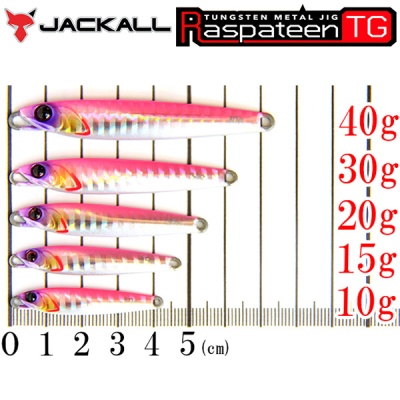 Jackall Raspateen TG | Sizes