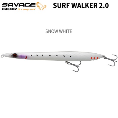 Savage Gear Surf Walker 2.0 | Snow White