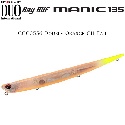 DUO Bay Ruf Manic 135 | CCC0556 Double Orange CH Tail