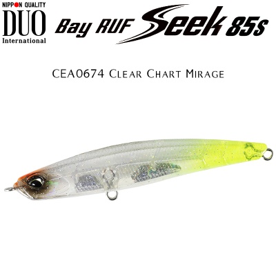 DUO Bay Ruf Seek 85S | CEA0674 Clear Chart Mirage