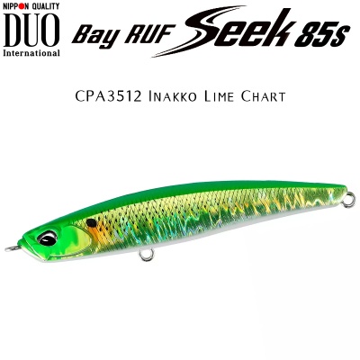 DUO Bay Ruf Seek 85S | CPA3512 Inakko Lime Chart
