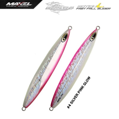 Maxel Dragonfly Motion L Jig | #4 Silver Pink Glow
