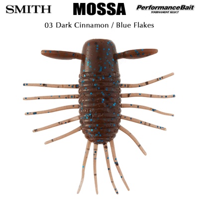 Smith Mossa | #03 Dark cinnamon / Blue flakes