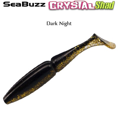 SeaBuzz Crystal Shad | Dark Night