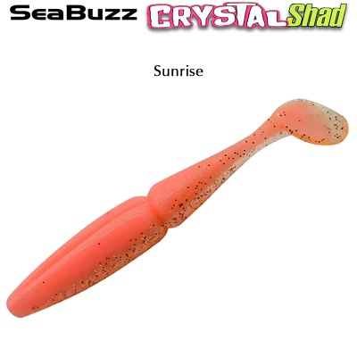 SeaBuzz Crystal Shad | Sunrise