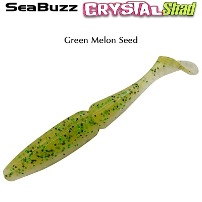 SeaBuzz Crystal Shad | Green Melon Seed