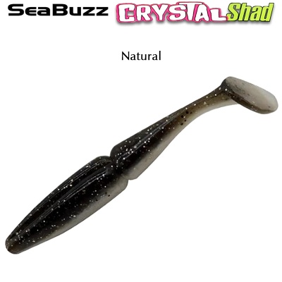 SeaBuzz Crystal Shad | Natural