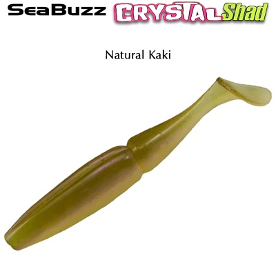 SeaBuzz Crystal Shad | Natural Kaki
