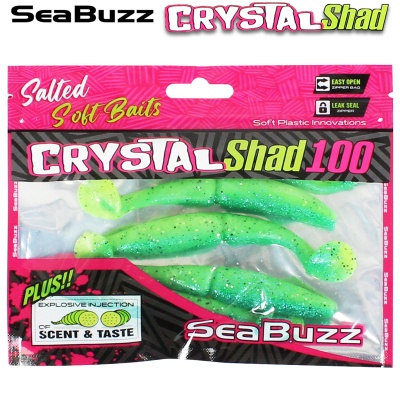 SeaBuzz Crystal Shad | Виброхвост