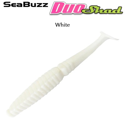SeaBuzz Duo Shad | White
