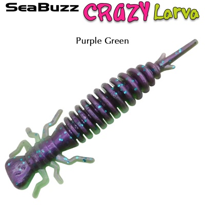 SeaBuzz Crazy Larva 5cm | Purple Green