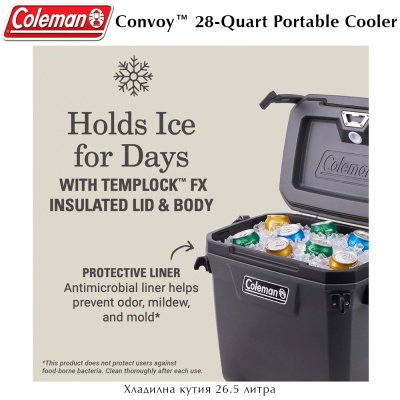 Coleman Convoy™ Series 28-Quart Portable Cooler