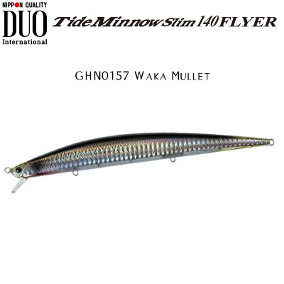 DUO Tide Minnow Slim 140 FLYER | GHN0157 Waka Mullet