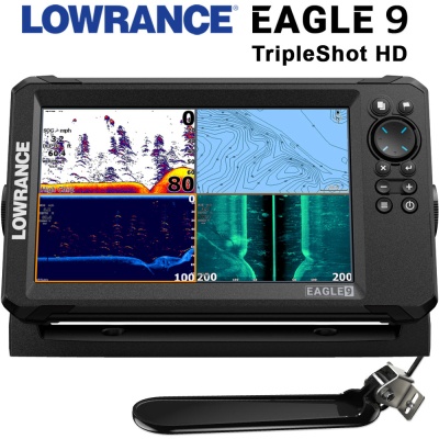 Lowrance EAGLE 9 Tripleshot HD | Split Screen