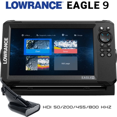 Lowrance EAGLE 9 | 50/200 HDI | Main menu
