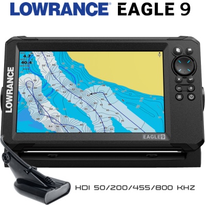 Lowrance EAGLE 9 | 50/200 HDI | Genesis Live