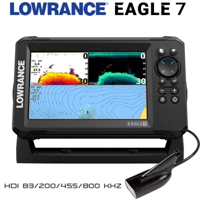 Lowrance EAGLE 7 | 83/200 HDI | Split Screen