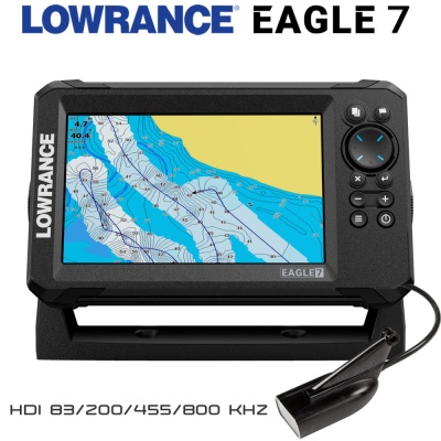 Lowrance EAGLE 7 | 83/200 HDI | Genesis Live