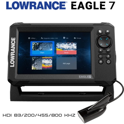 Lowrance EAGLE 7 | 83/200 HDI | Main Menu