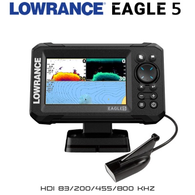  Lowrance EAGLE 5 | 83/200 HDI | Split Screen