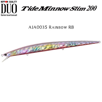 DUO Tide Minnow Slim 200 AJA0035 Rainbow RB