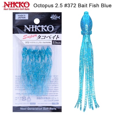 Nikko Octopus 2.5" | #372 | Bait Fish Blue